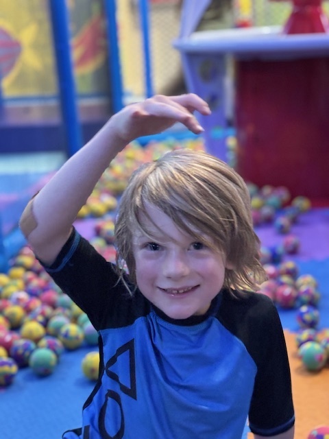 student on field trip