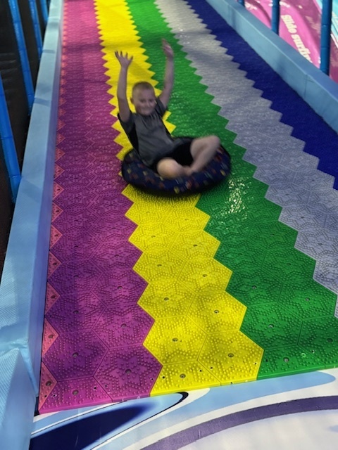 student on field trip