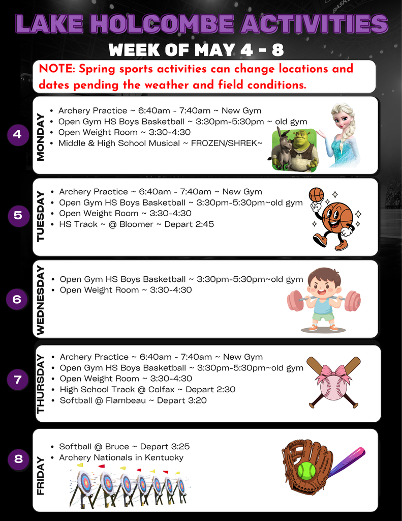 Activity Schedule