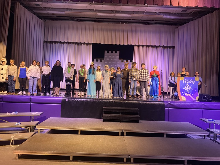 middle school frozen cast