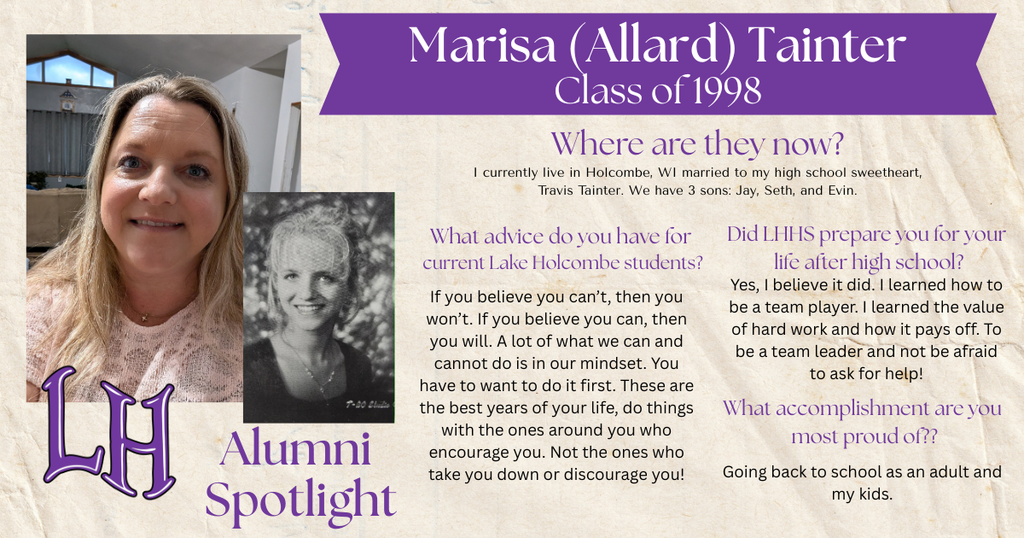 Alumni Spotlight - Marisa (Allard) Tainter (1998)