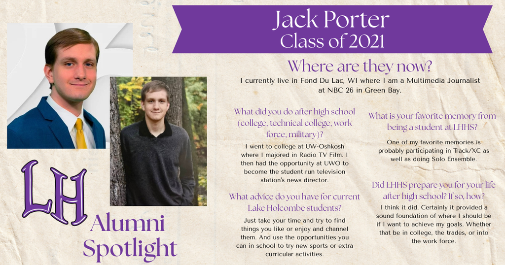 Alumni Spotlight - Jack Porter '21