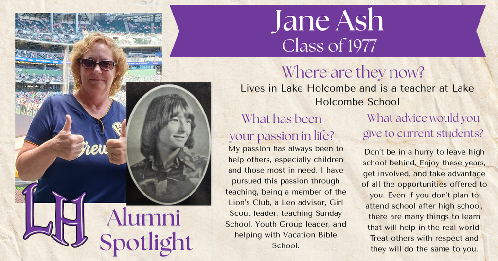 Alumni Spotlight - Jane Ash ('77)