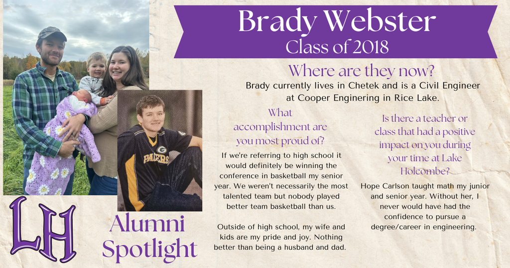 Alumni Spotlight - Brady Webster
