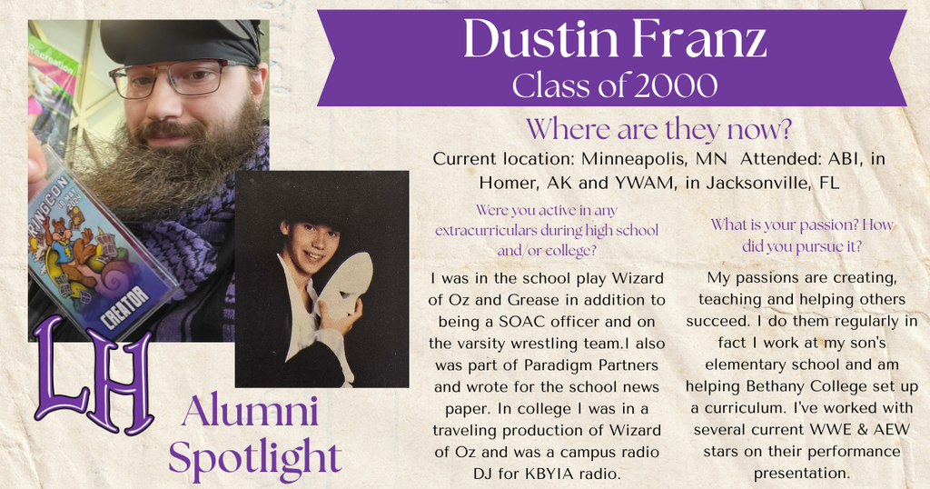 Alumni Spotlight - Dustin Franz