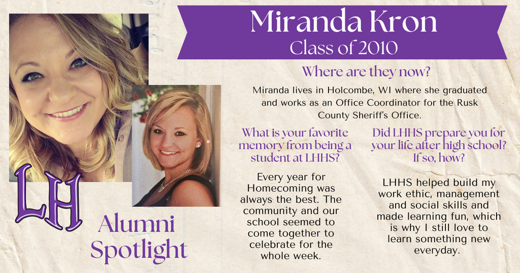 Alumni Spotlight - Miranda Kron