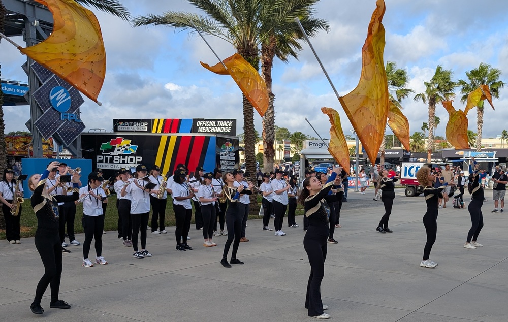 Marching Band Preforming