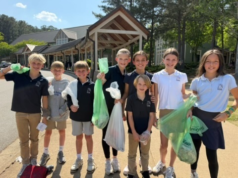 clean up kids on campus