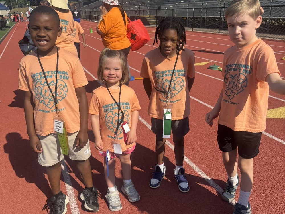 Children on track at event