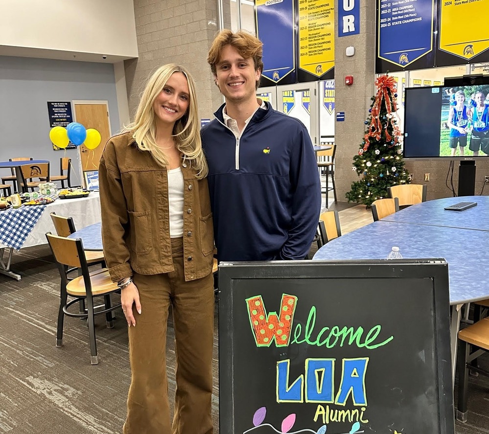 2 students in titan center