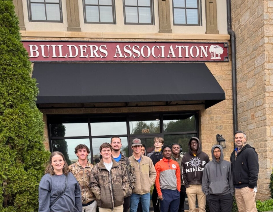 group of students outside