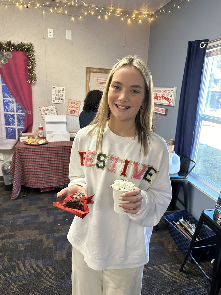 Student with Hot Chocolate