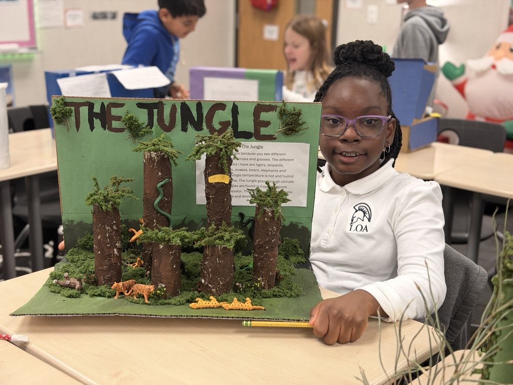 student with project