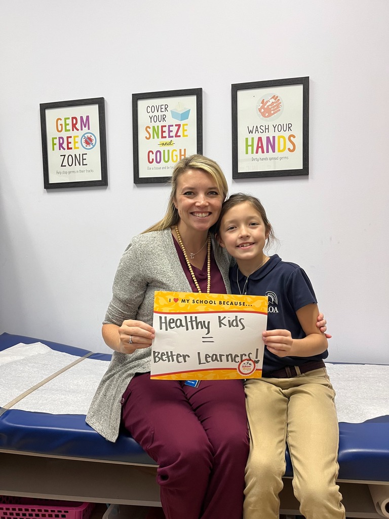 school nurse with child