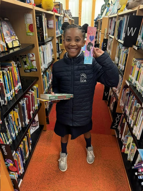 bookmark winning student