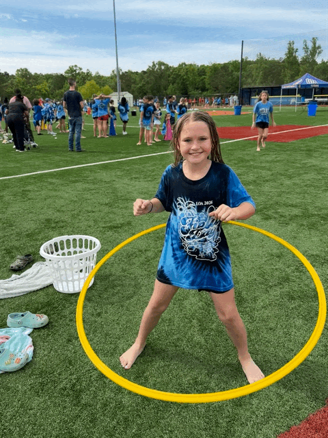 child at field day