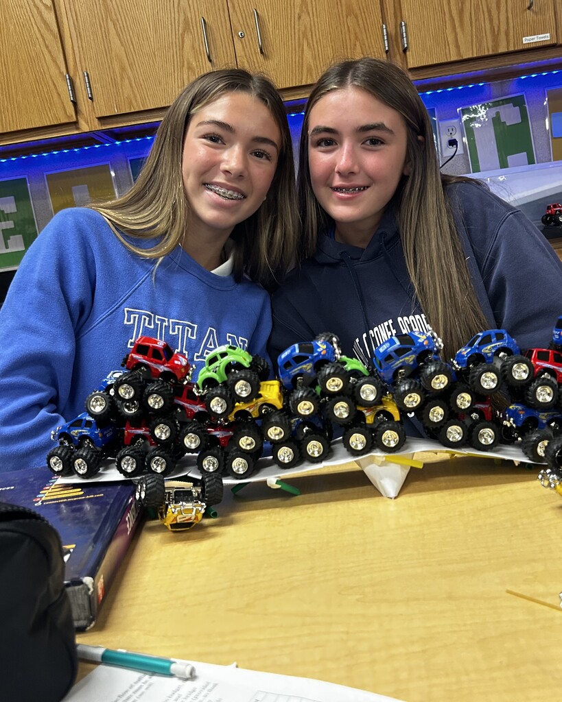 two girls with bridge