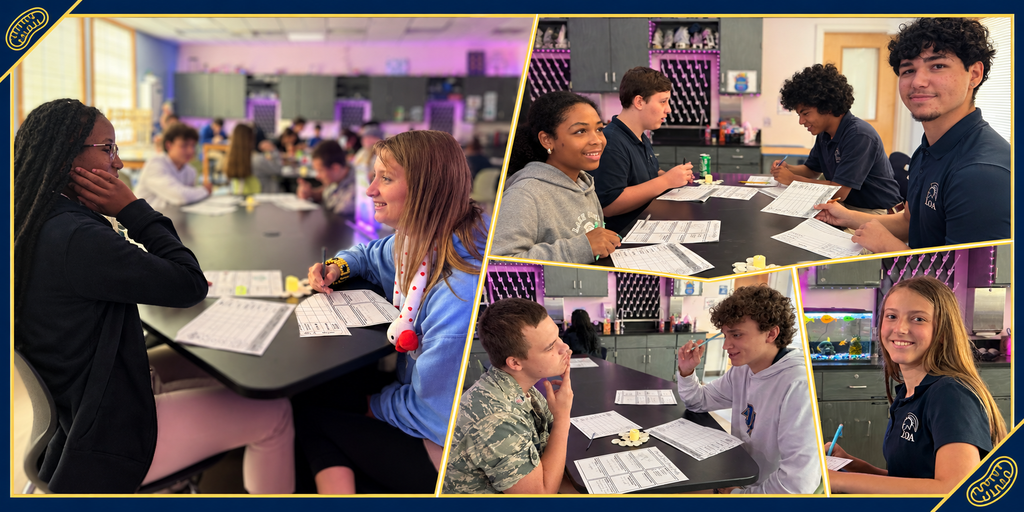 Students in science lab