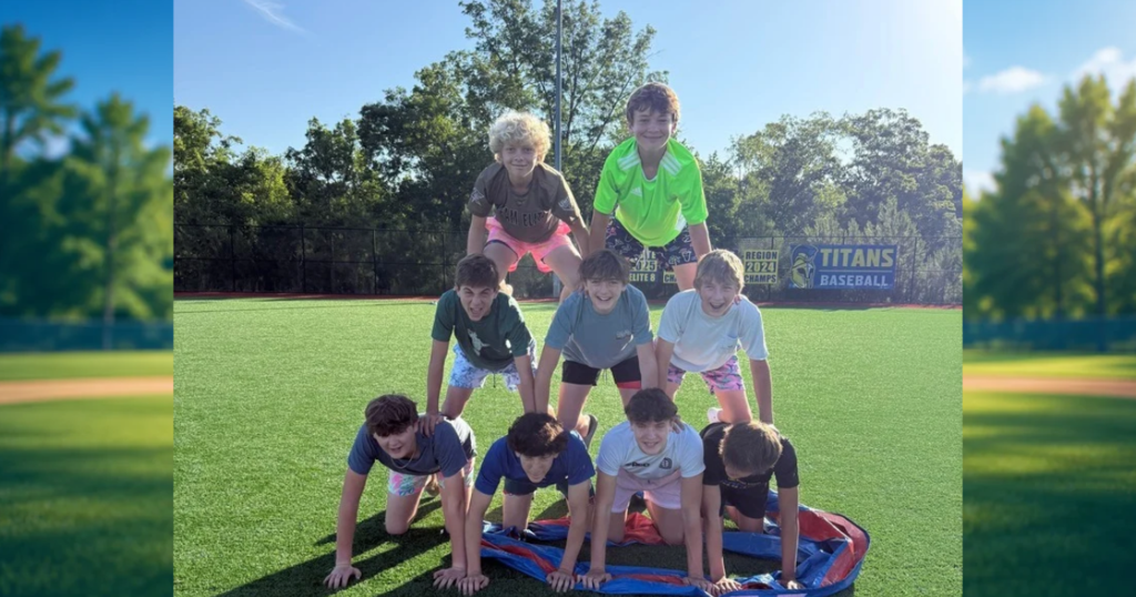 Kids playing outside
