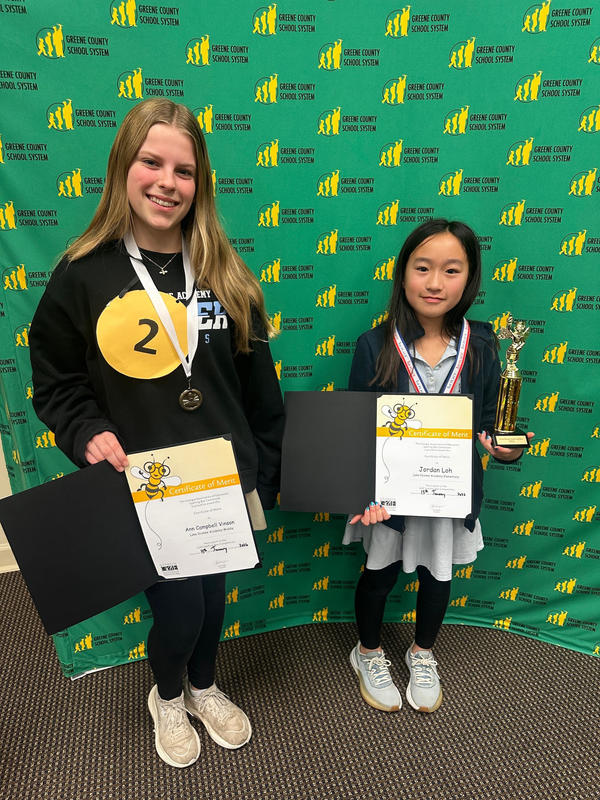 LOA top 2 Spelling Bee Winners