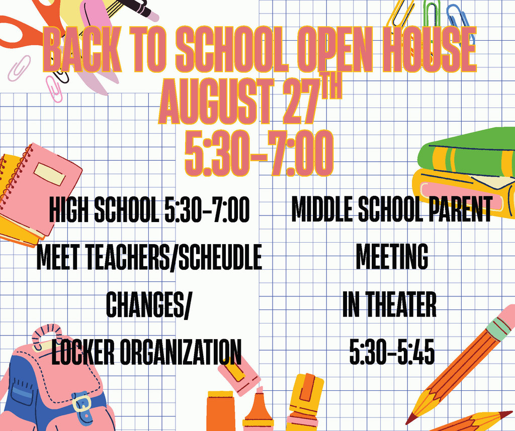 BACK TO SCHOOL OPEN HOUSE