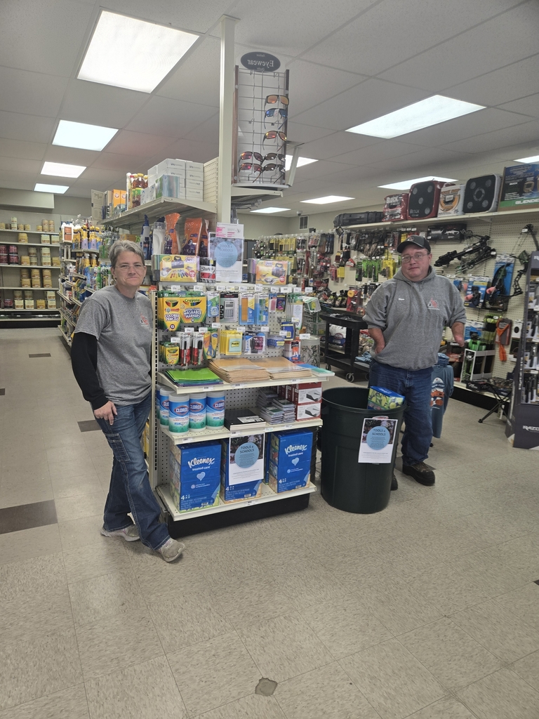 Display at Hardware Hank COOP