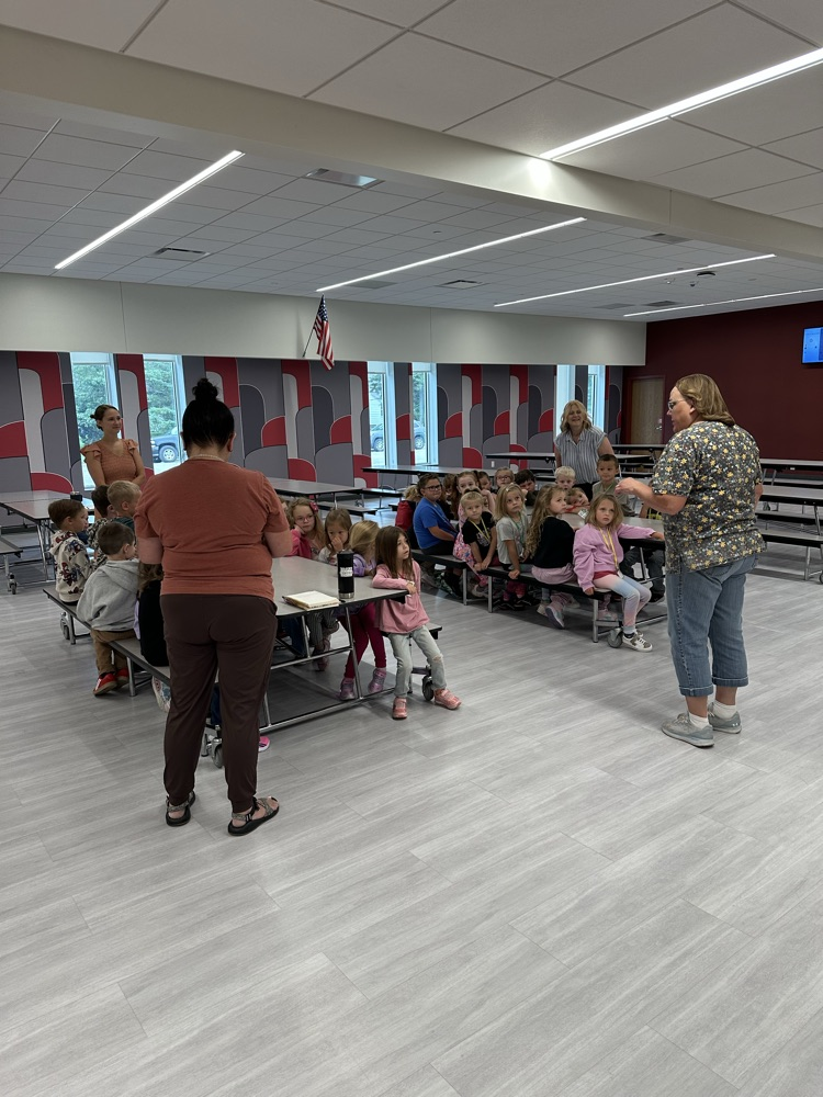 Learning about the cafeteria  