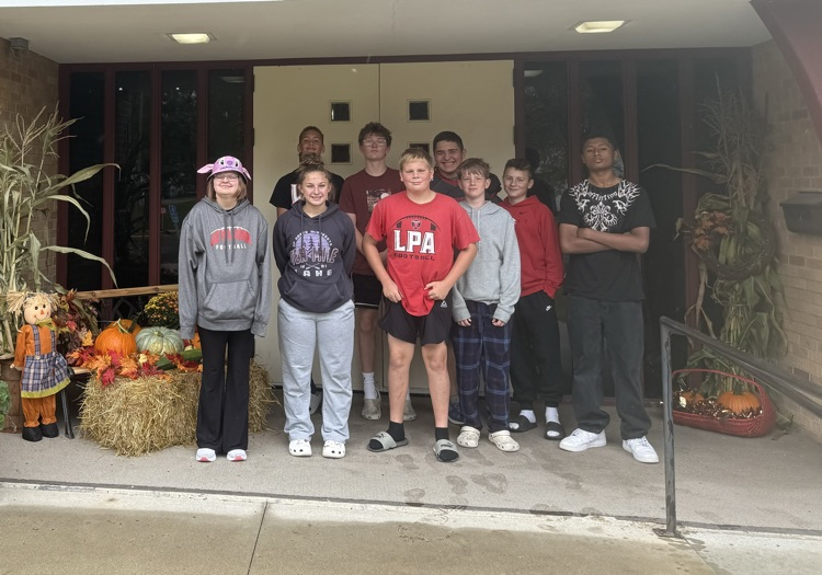 Last Friday, Capouch’s Middle School Leadership class went to Saint Francis Xavier church to help clean chairs and tables to help get ready for their chicken dinner last weekend! Way to be leaders!