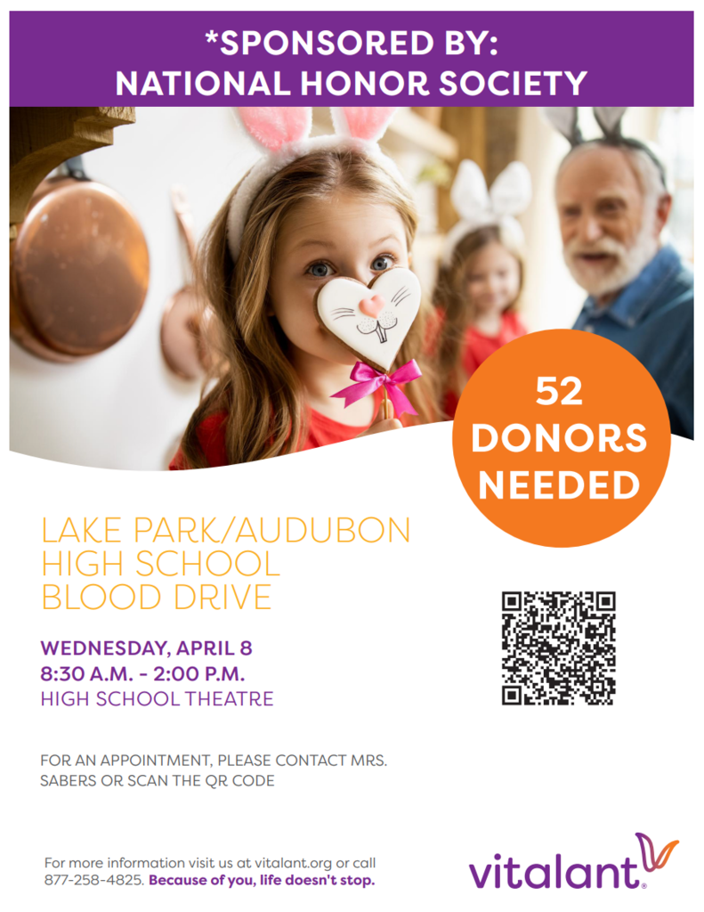 Spring Blood Drive Poster