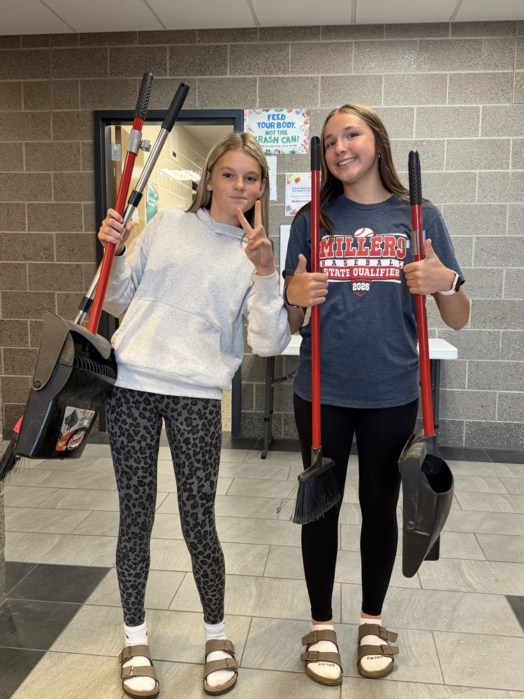 cleaning weight room.