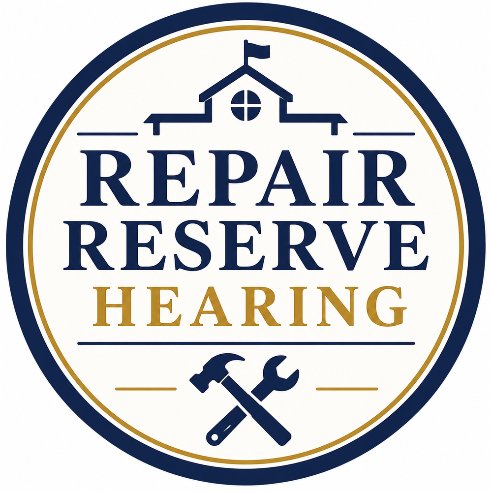 Repair reserve hearing