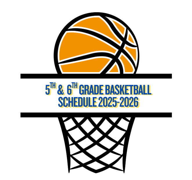 5th & 6th Grade Baketball Schedule 2025-2026