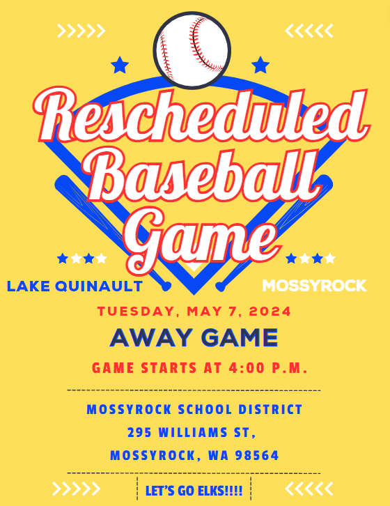 Rescheduled baseball game