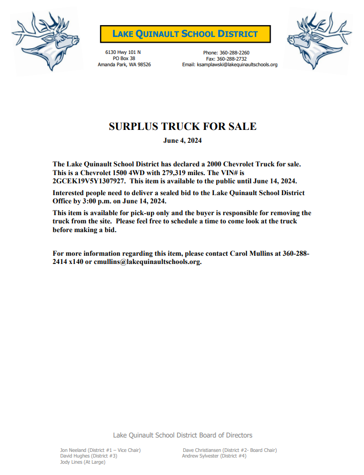 Surplus Truck For Sale