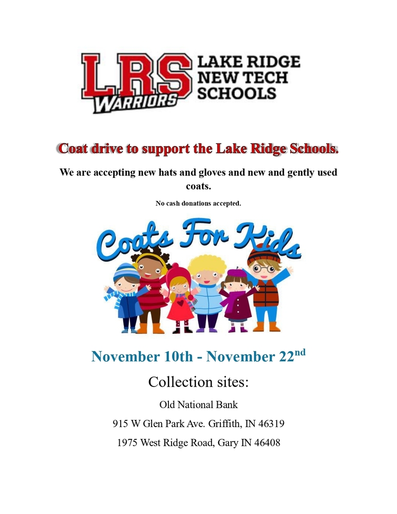 Coat Drive Lake Ridge Schools