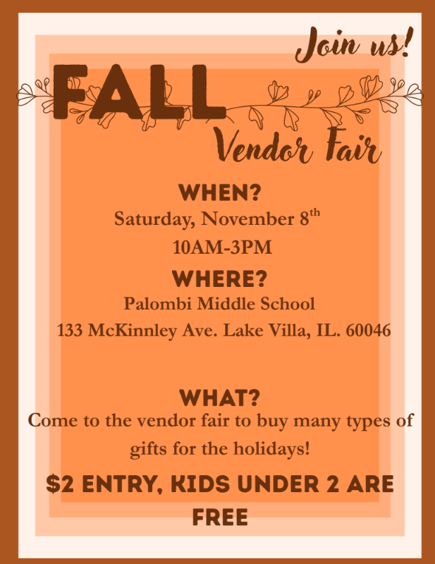 Fall Vendor Fair!