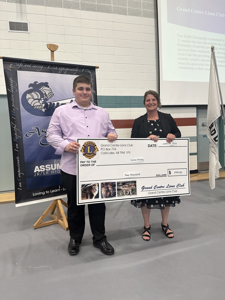 Grand Centre Lions Club Scholarship