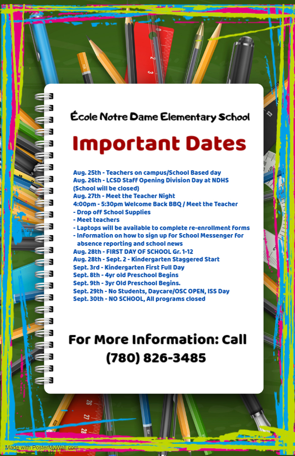 Important Dates
