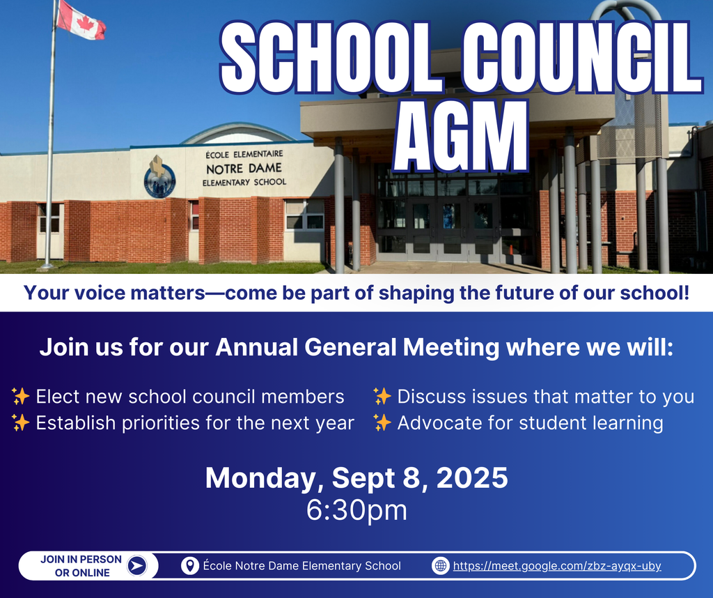 School Council AGM Sept 8