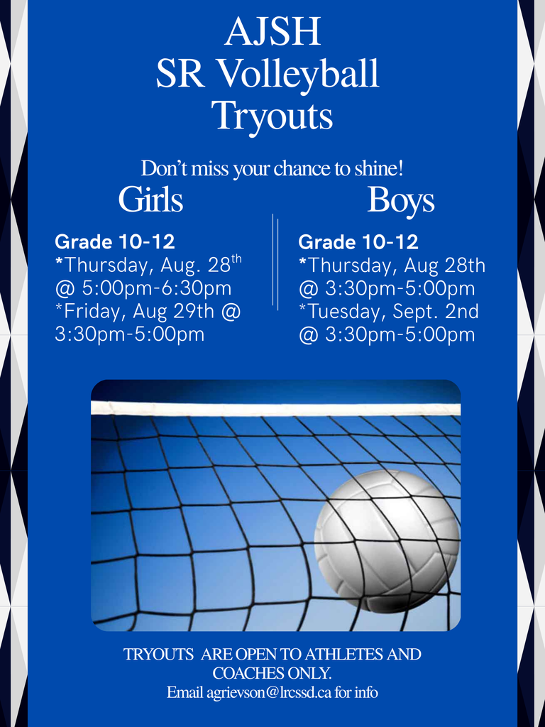 vball tryout info
