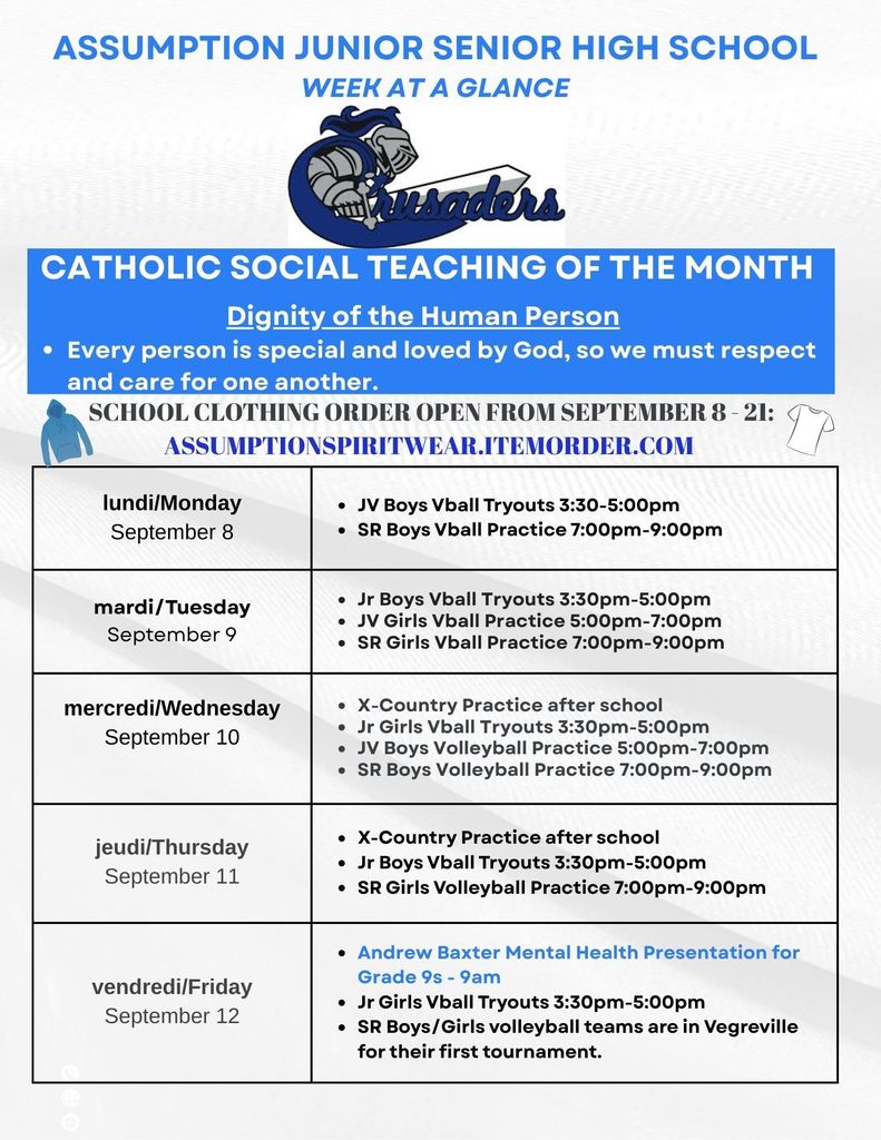 Assumption Parent WAAG Sept 8