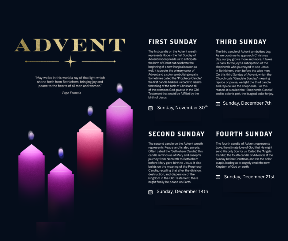 Gold and Dark Blue Minimalist Elegant Religious Christmas Quote Bible Verse Facebook Post