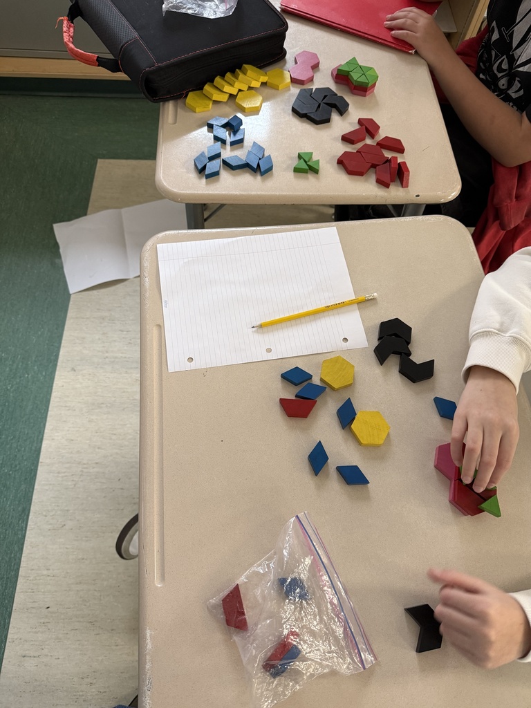 Students hard at work.