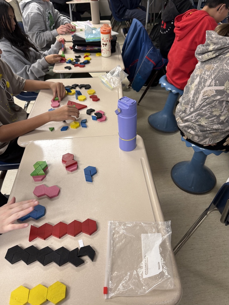 Students hard at work.