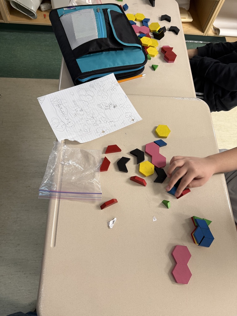 Students hard at work.