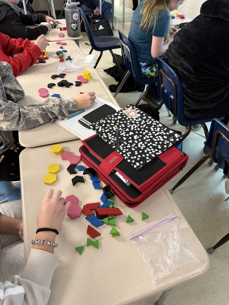 Students hard at work.