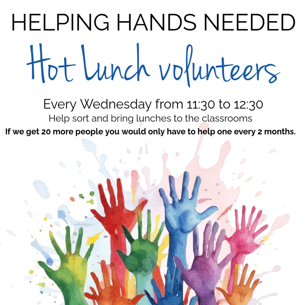 Hot lunch volunteers