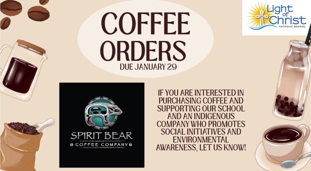 coffee fundraiser advertisement
