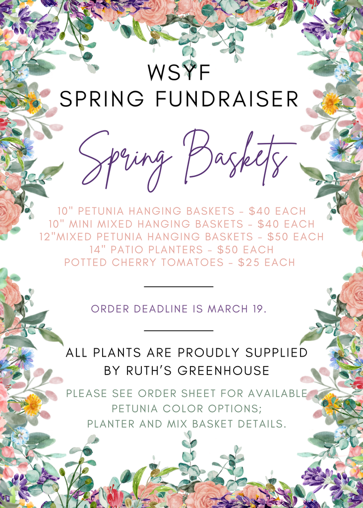 WSYF Spring Basket Fundraiser 