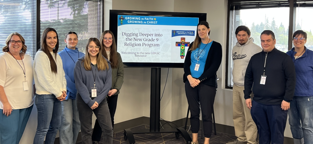  Edmonton alongside Catholic educators from across Northern Alberta to explore the newly developed Grade 9 Religion resource approved by the Bishops of Alberta.
